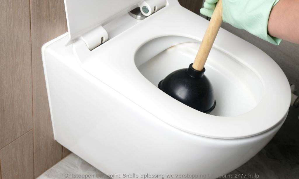 Snelle oplossing wc verstopping Uithoorn: 24/7 hulp